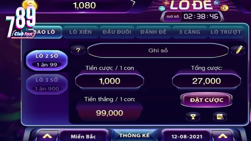 Cách đặt cược lô đề online phổ biến nhất 789Club
