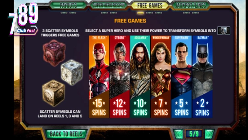 Chia sẻ cách chơi quay hũ slot Justice League cho người mới – 789Club Online