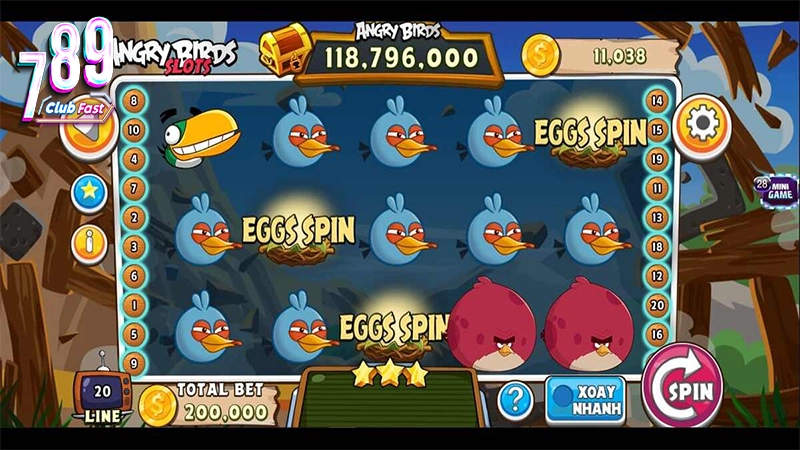 Giới thiệu về tựa game quay hũ slot Angry Birds – 789Club Online