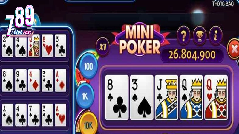 Kết nối ổn định khi chơi Mini game poker 789club