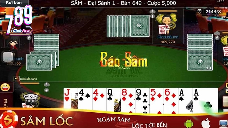 Phương pháp chơi game bài sâm lốc đơn giản