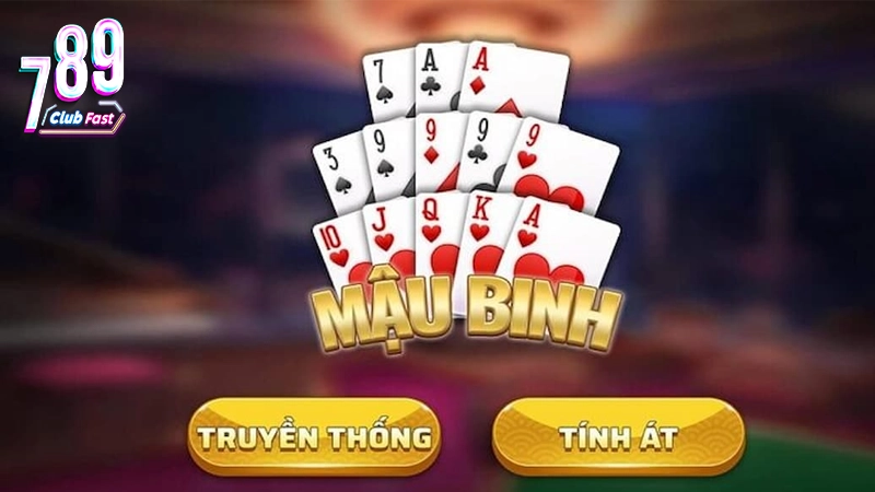 Quy tắc chơi game bài mậu binh tại 789club