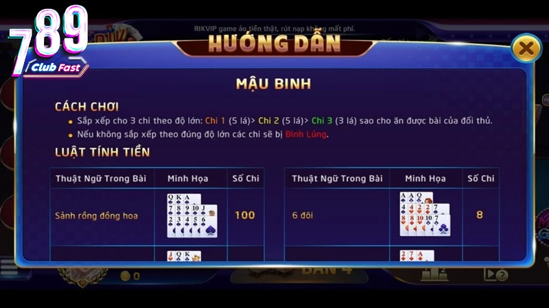 Định nghĩa game bài mậu binh 789club là gì?